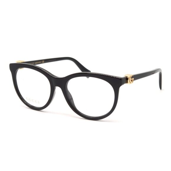 NEW GUCCI EYEGLASSES BLACK WOMEN EYEWEAR GUCCI - Picture 1 of 4